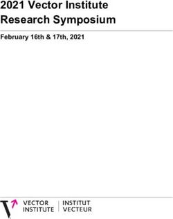 2021 Vector Institute Research Symposium - February 16th & 17th, 2021