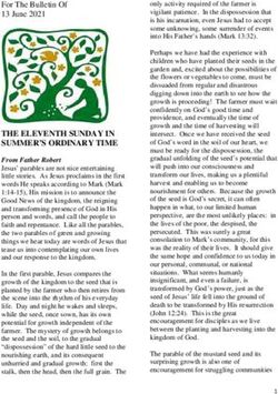 THE ELEVENTH SUNDAY IN SUMMER'S ORDINARY TIME - St. Ignatius of Antioch Catholic Church