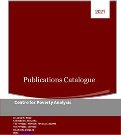Publications Catalogue - Centre for Poverty Analysis