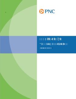 PNC Pension Plan Summary Plan Description - Effective Jan. 1, 2018 - Contact Us