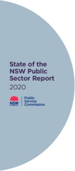 State of the NSW Public Sector Report 2020