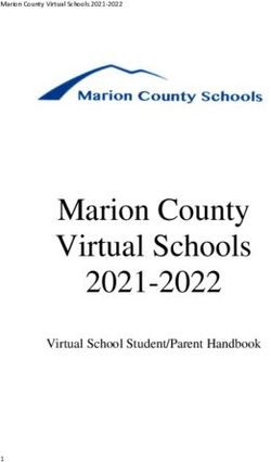 Marion County Virtual Schools 2021-2022 - Virtual School Student/Parent Handbook - SCHOOLinSITES