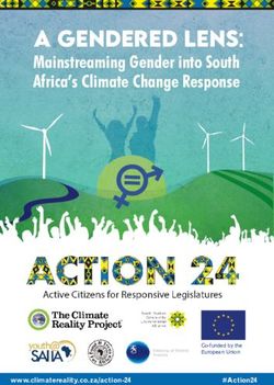 A GENDERED LENS: Mainstreaming Gender into South Africa's Climate Change Response - African Climate Reality Project