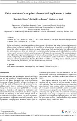 Foliar nutrition of date palm: advances and applications. A review