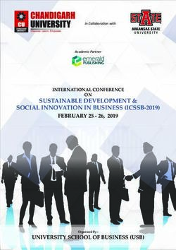 SUSTAINABLE DEVELOPMENT & SOCIAL INNOVATION IN BUSINESS (ICSSB-2019) - FEBRUARY 25 - 26, 2019 - UNIVERSITY SCHOOL OF BUSINESS (USB) - Chandigarh ...