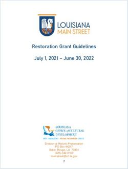 Restoration Grant Guidelines July 1, 2021 - June 30, 2022 - City Of Crowley