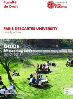 GUIDE 2017-2018 for Incoming Students - PARIS DESCARTES UNIVERSITY
