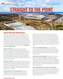 STRAIGHT TO THE POINT - Tradepoint Atlantic