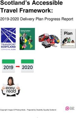 Scotland's Accessible Travel Framework: 2019-2020 Delivery Plan Progress Report