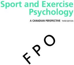 F P O - Sport and Exercise Psychology A CANADIAN PERSPECTIVE THIRD EDITION - Pearson Canada