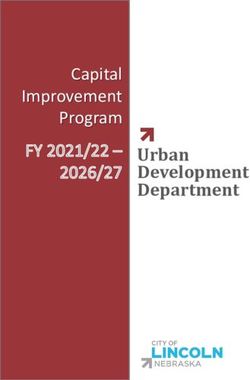 Urban Development Department - Capital Improvement Program