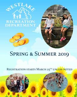 Spring & Summer 2019 Registration starts March 25th unless noted - Information is subject to change. Visit us at ...