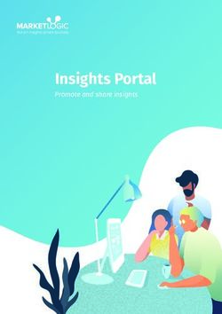 Insights Portal Promote and share insights - Run an insights-driven business - Market Logic Software