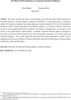 The Effect of ESG Disclosure on Corporate Investment Efficiency