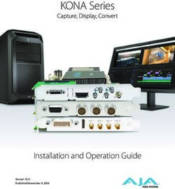 KONA Series Capture, Display, Convert - Installation and Operation Guide - AJA Video Systems