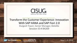 Transform the Customer Experience: Innovation With SAP HANA and SAP Fiori 2.0 - Durgesh Tiwari, Senior Manager, Deloitte - ASUG | Blog