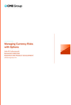 Managing Currency Risks with Options - fx products John W. Labuszewski