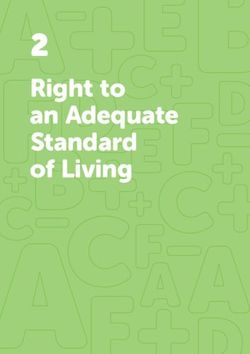 2 Right to an Adequate Standard of Living - Children's Rights Alliance