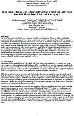 From Error to Error: Why Voters Could not Cast a Ballot and Verify Their Vote With Helios, Prêt à Voter, and Scantegrity II - Usenix