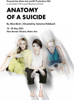 ANATOMY OF A SUICIDE By Alice Birch | Directed by Catarina Hebbard 18 - 29 May 2021 New Benner Theatre, Metro Arts