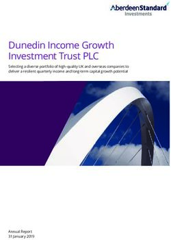 Dunedin Income Growth Investment Trust PLC - Selecting a diverse portfolio of high-quality UK and overseas companies to deliver a resilient ...