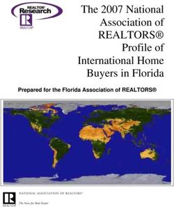The 2007 National Association of - REALTORS Prepared for the Florida Association of REALTORS