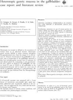 Heterotopic gastric mucosa in the gallbladder: case report and literature review - Annali Italiani ...