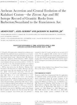 Archean Accretion and Crustal Evolution of the Kalahari Cratonçthe Zircon Age and Hf Isotope Record of Granitic Rocks from Barberton/Swaziland to ...
