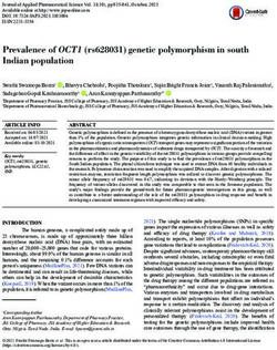 Prevalence of OCT1 (rs628031) genetic polymorphism in south Indian population