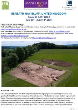 BENEATH HAY BLUFF, UNITED KINGDOM - Course ID: ARCH 365BG - Institute for Field ...