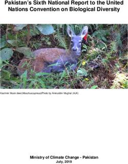 Pakistan's Sixth National Report to the United Nations Convention on Biological Diversity - Ministry of Climate Change - Pakistan - Pakistan ...