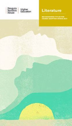 Literature - Penguin Random House Higher Education