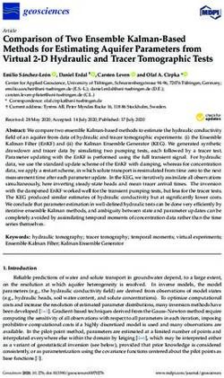 Comparison of Two Ensemble Kalman-Based Methods for Estimating Aquifer Parameters from Virtual 2-D Hydraulic and Tracer Tomographic Tests - MDPI