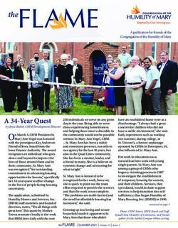 A publication for friends of the Congregation of the Humility of Mary