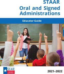 STAAR Oral and Signed Administrations 2021-2022 - Texas Education ...