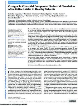 Changes in Choroidal Component Ratio and Circulation After Coffee Intake in Healthy Subjects - IOVS