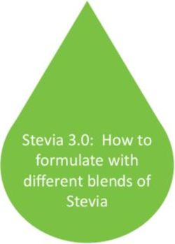 Stevia 3.0: How to formulate with different blends of Stevia