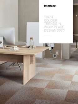 TOP 3 COLOUR TRENDS IN WORKPLACE DESIGN 2020