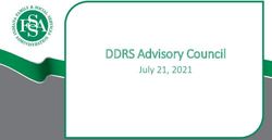 DDRS Advisory Council - July 21, 2021 - IN.gov
