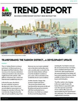 TREND REPORT - LA Fashion District