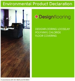 Environmental Product Declaration - DESIGNFLOORING LOOSELAY POLYVINYL CHLORIDE FLOOR COVERING
