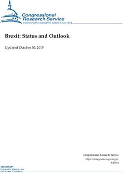 Brexit: Status and Outlook - Updated October 30, 2019 - Congress.gov