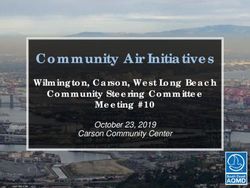 Community Air Initiatives - Wilmington, Carson, West Long Beach Community Steering Committee Meeting #10 - South Coast AQMD