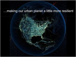Making our urban planet a little more resilient