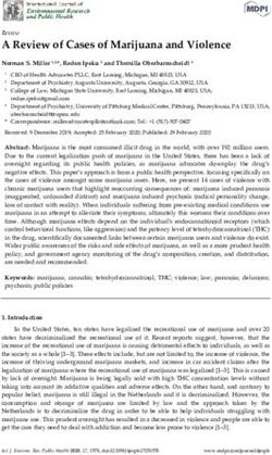A Review of Cases of Marijuana and Violence - MDPI