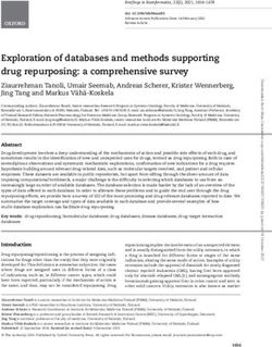 Exploration of databases and methods supporting drug repurposing: a comprehensive survey - Oxford Academic Journals