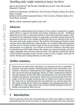 Modelling daily weight variation in honey bee hives