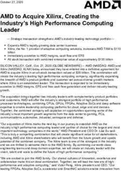 AMD to Acquire Xilinx, Creating the Industry's High Performance Computing Leader