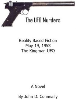 Reality Based Fiction May 19, 1953 The Kingman UFO A Novel By John D. Conneally