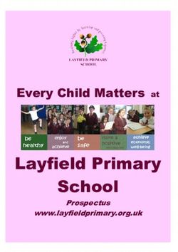 Layfield Primary School - Every Child Matters at Layfield Primary School